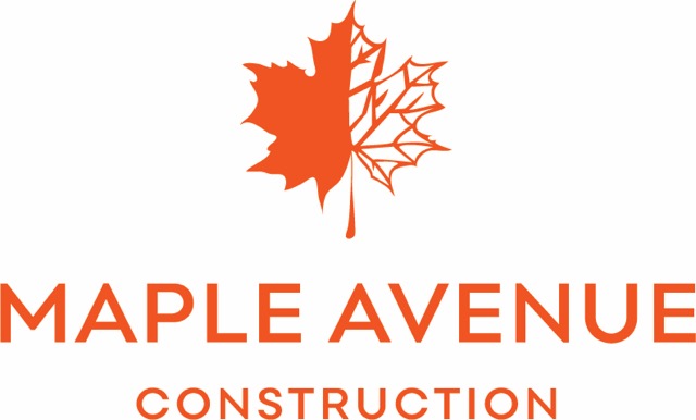 A maple avenue construction logo